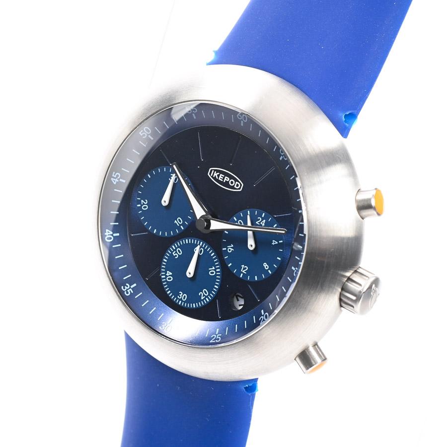 アイクポッド Chronopod 006 Blue Suede 腕時計 IPC006SILK  ブルー メンズ 中古A品の画像