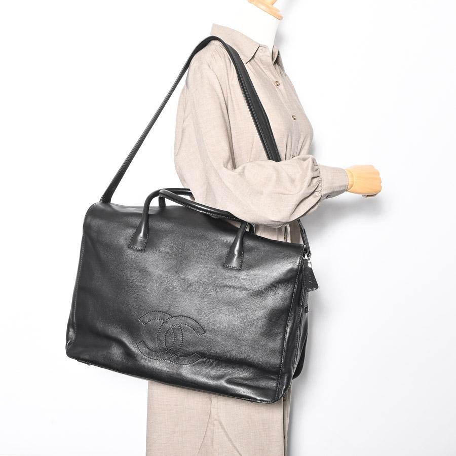 CHANEL シャネル 2WAYボストン ボストンバッグ ブラック レディース 