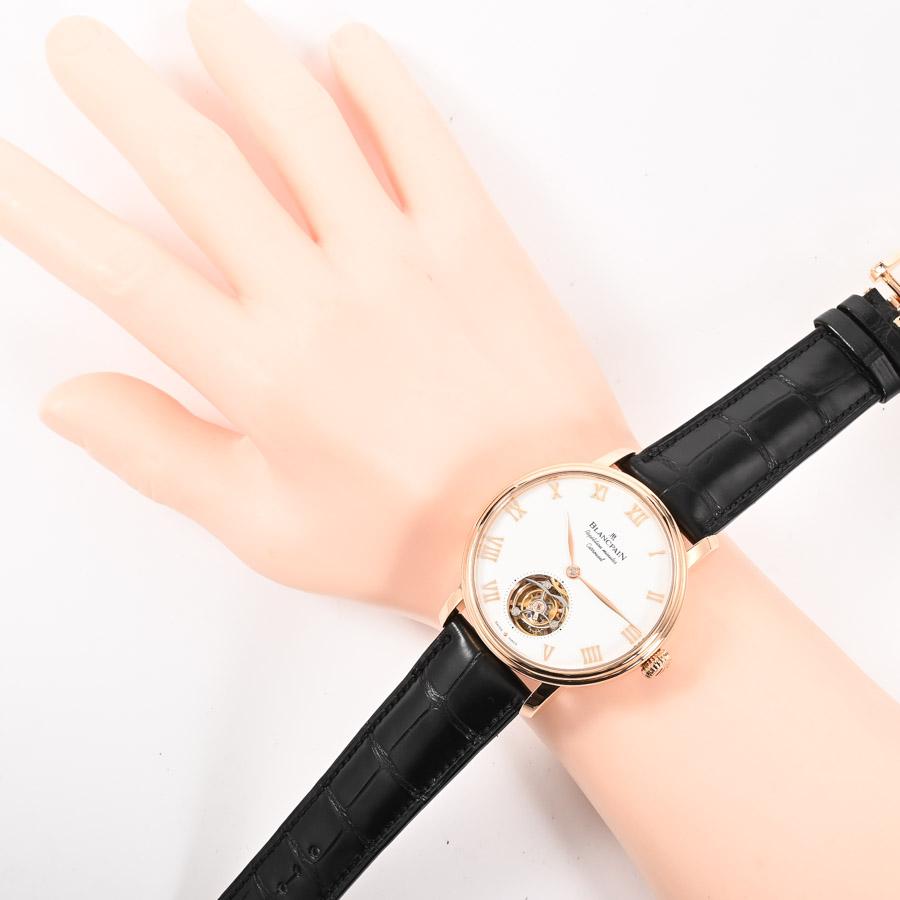 ブランパン ミニッツリピーター エロティック 腕時計 N002320036031N055B  ホワイト メンズ 中古A品_6