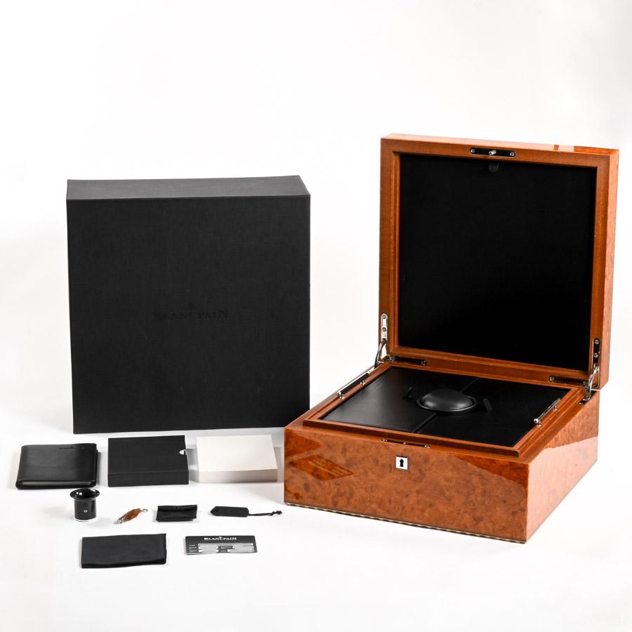 ブランパン ミニッツリピーター エロティック 腕時計 N002320036031N055B  ホワイト メンズ 中古A品_7