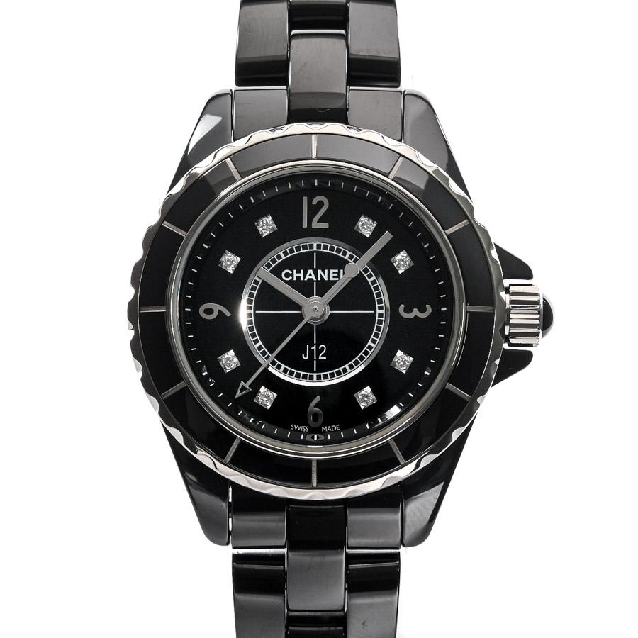 CHANEL シャネル J12 29mm 腕時計 H2569 ブラック レディース 中古A品  