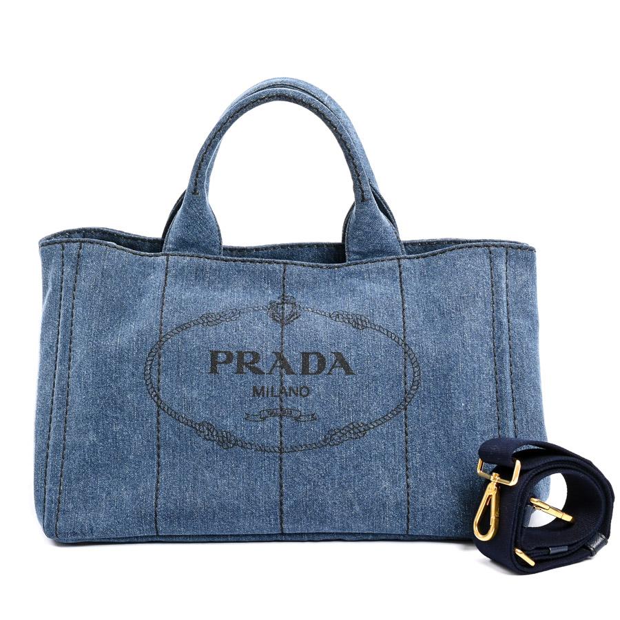 PRADA プラダ カナパトート ハンドバッグ 1BG642 ブルー PRADA プラダ カナパトート ハンドバッグ 1BG642 ブルー