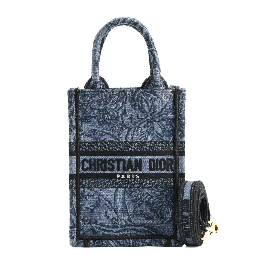 Christian Dior ディオール ブックトートミニバーティカルバッグ 