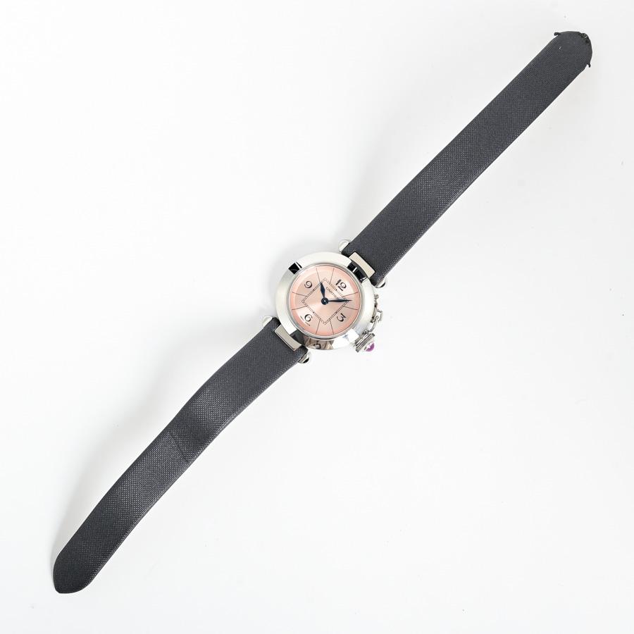 カルティエ ミスパシャ 腕時計 W3140026 ピンク レディース 中古A品 