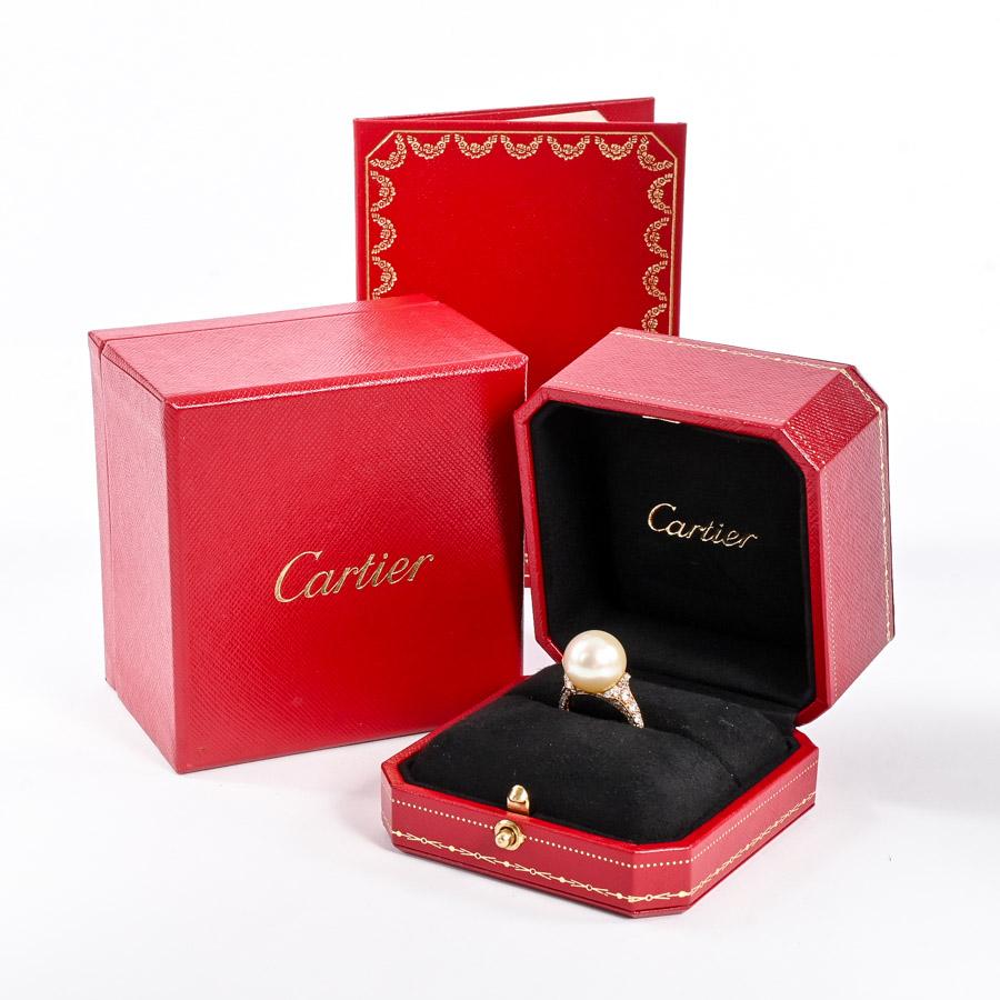 カルティエ パール リング リング #51 レディース 中古A品_7