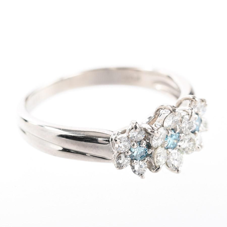 トリートダイヤ リング  トリートダイヤ0.11ct ダイヤ0.4ct 11号 4.6g レディース 中古A品の画像