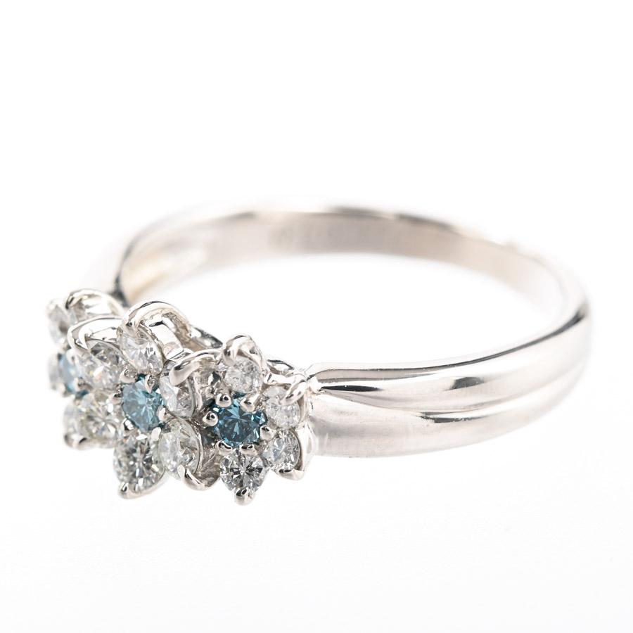トリートダイヤ リング  トリートダイヤ0.11ct ダイヤ0.4ct 11号 4.6g レディース 中古A品の画像