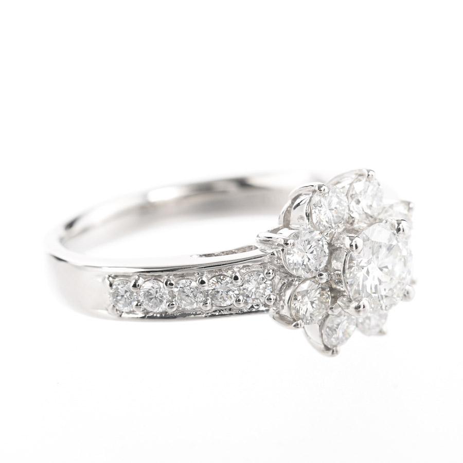 ダイヤ リング  ダイヤ0.39/0.73ct 12号 7.1g レディース 中古A品の画像
