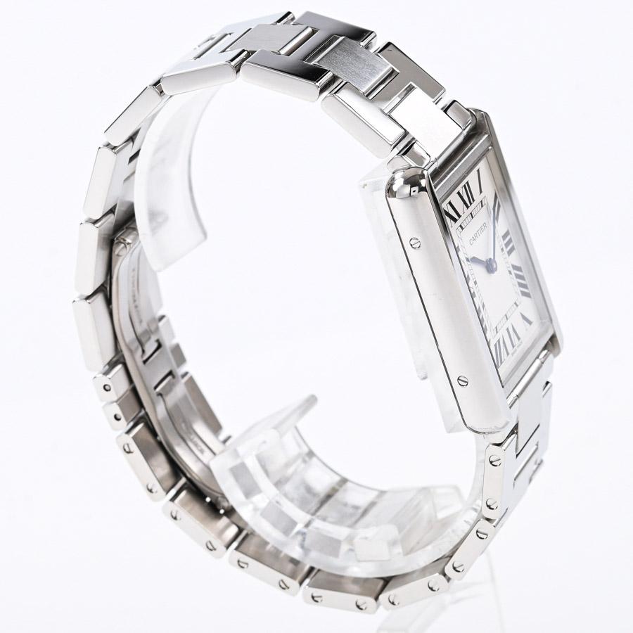 Cartier カルティエ タンクソロ LM 腕時計 W5200014 シルバー メンズ  