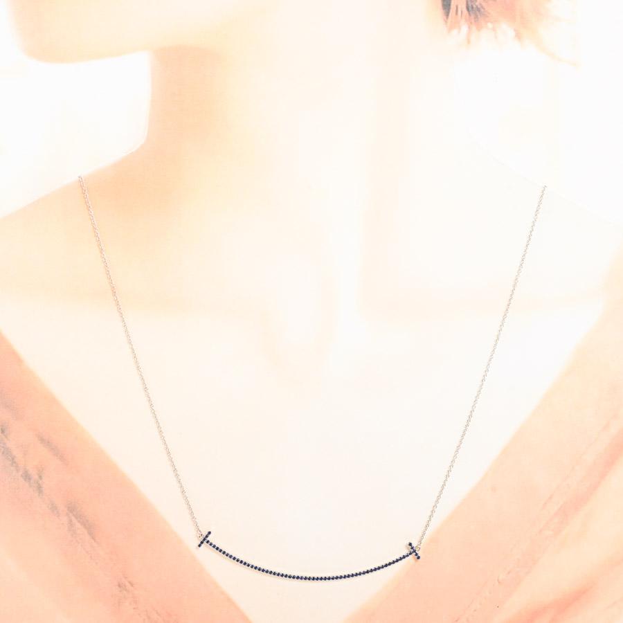 TIFFANY&Co.（ティファニー） Tスマイル ラージ ネックレス レディース