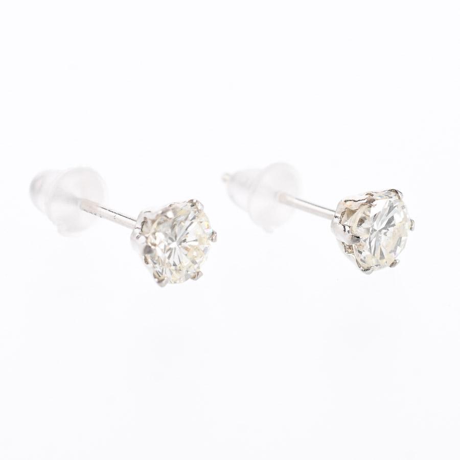 ダイヤ ピアス  ダイヤ0.325/0.279ct  0.4g レディース 中古A品の画像
