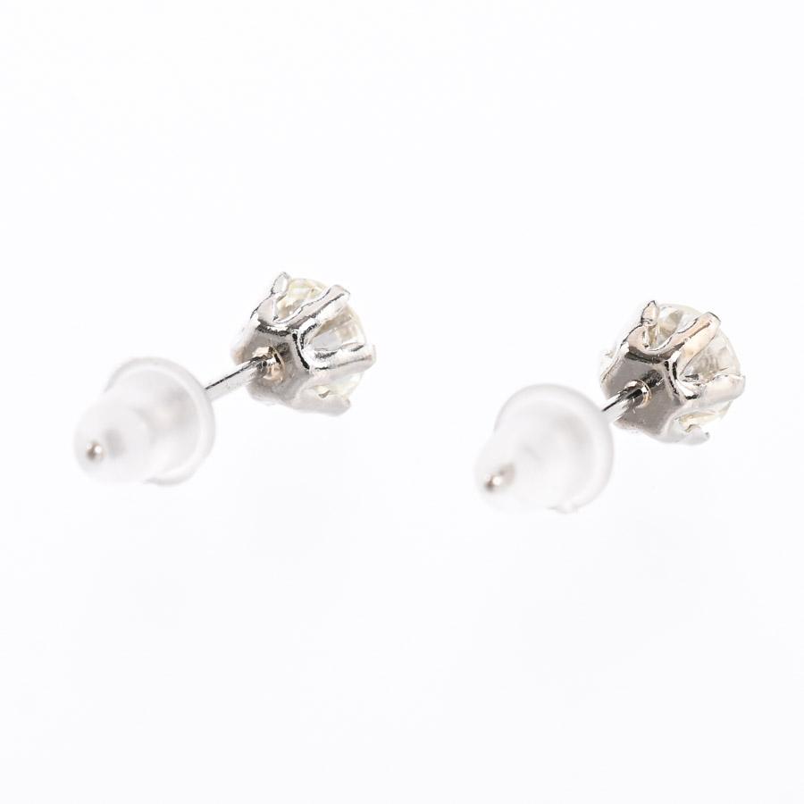 ダイヤ ピアス  ダイヤ0.325/0.279ct  0.4g レディース 中古A品の画像