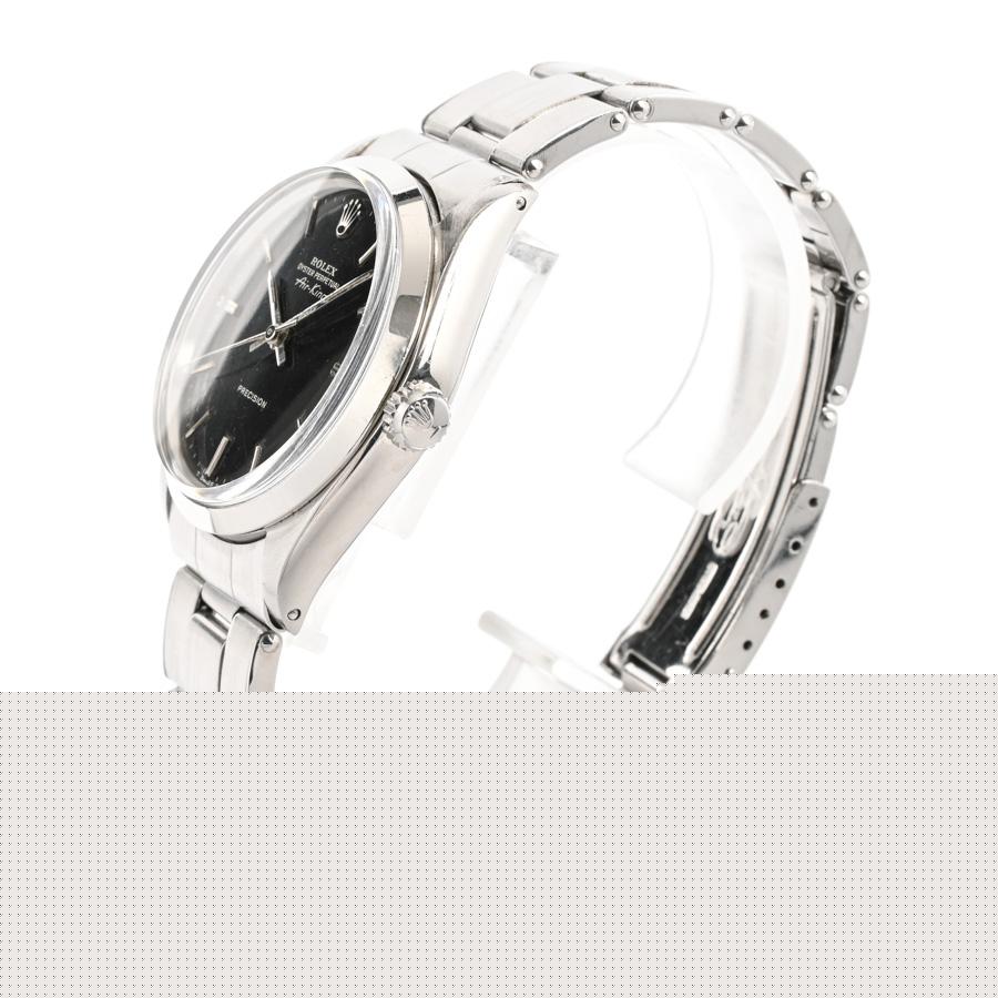 ROLEX（ロレックス） エアキング 腕時計 5500 1番 ブラック メンズ