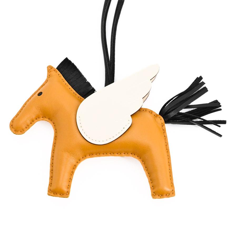 HERMES エルメス ロデオペガサスMM チャーム セサミ ユニセックス Z