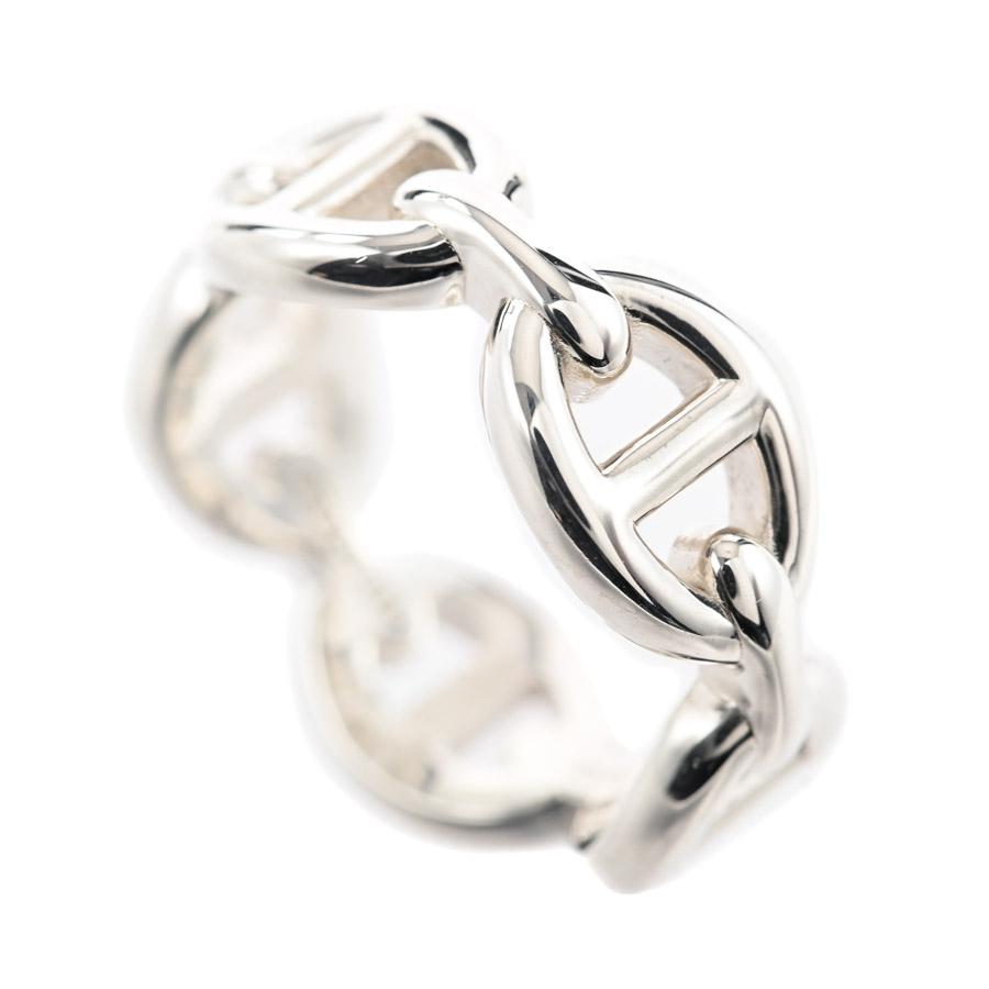 HERMESエルメスシェーヌダンクルアンシェネリングシルバーPM 50 HERMES（エルメス） シェーヌダンクル アンシェネPM リング #50