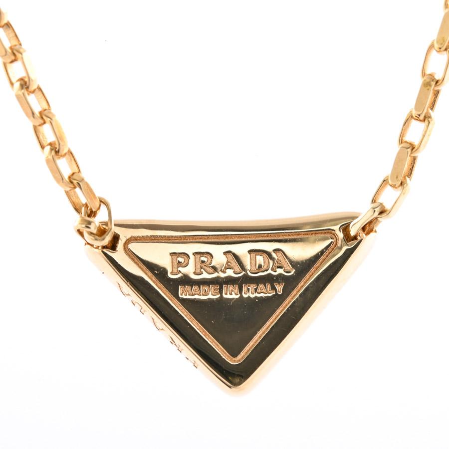 PRADA（プラダ） マイクロトライアングル ネックレス 1JCA38