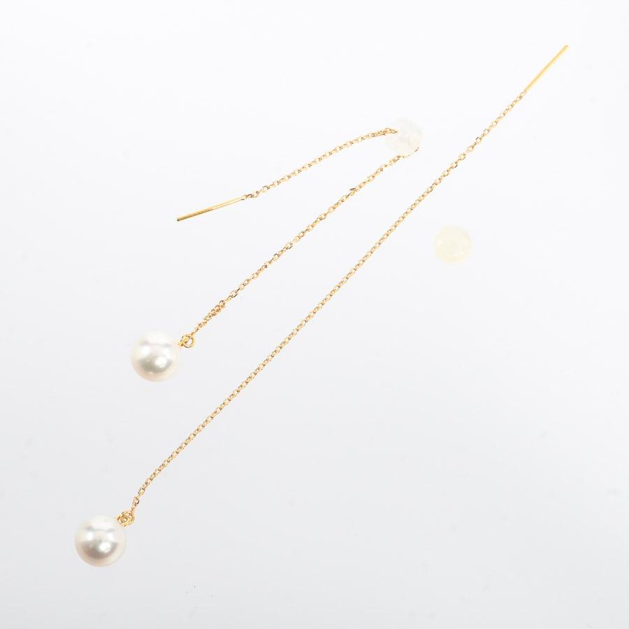 TASAKI パールピアス TASAKI Danger Fang パール ピアス 18Kホワイトゴールド | シルバー