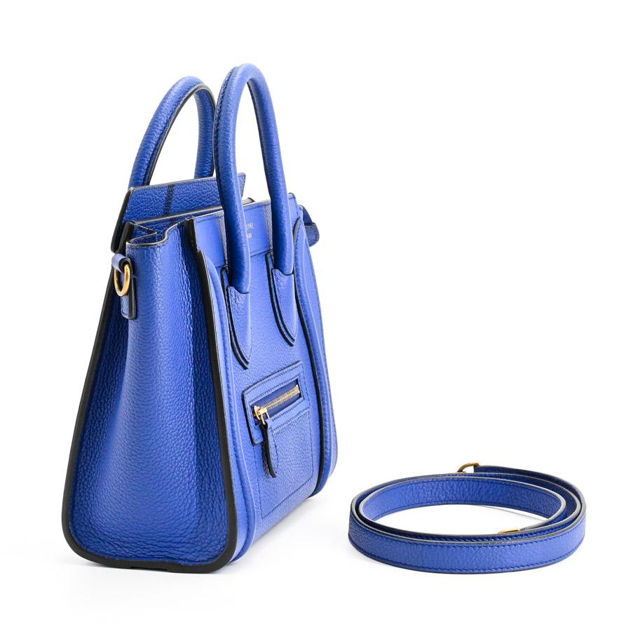 CELINE（セリーヌ） ラゲージナノ ハンドバッグ 189243 ブルー