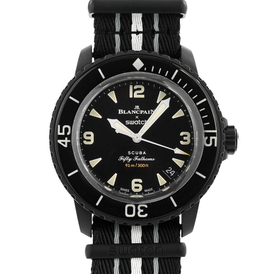 Swatch（スウォッチ） Fifty Fathoms OCEAN OF STORMS 腕時計 SO35B400