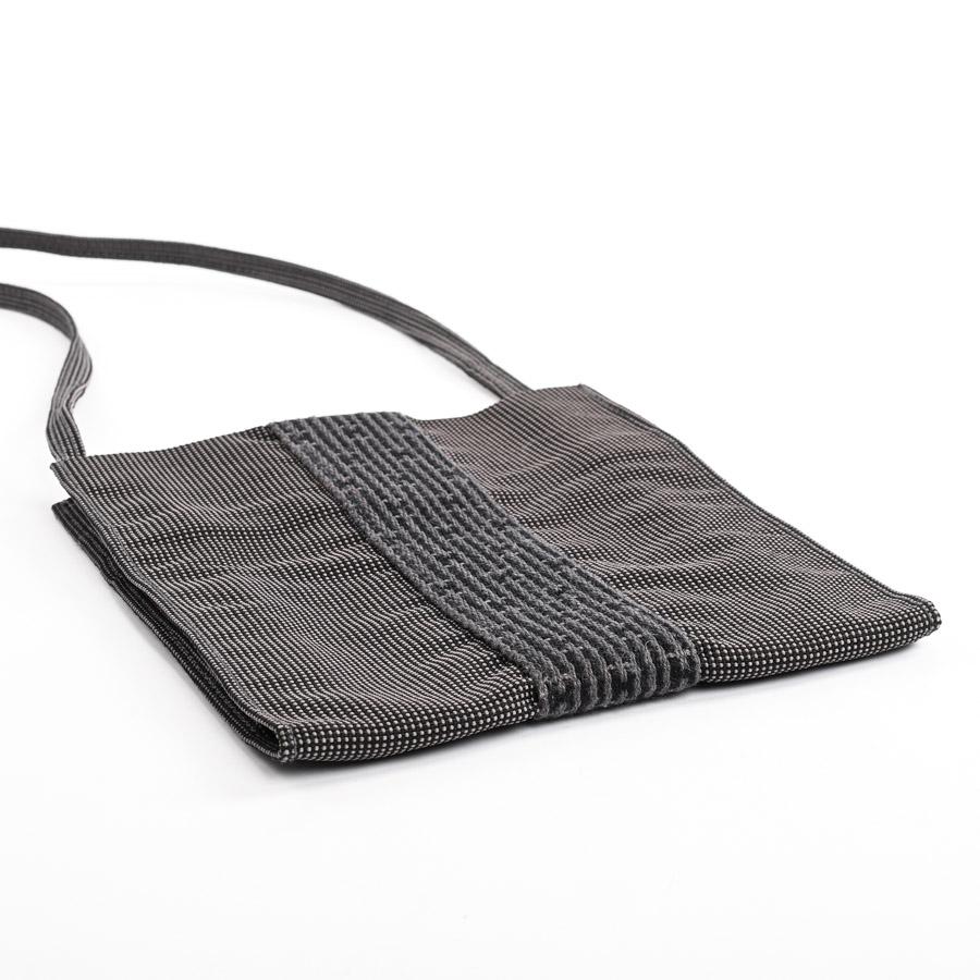【美品】HERMES エルメス エールライン　ポシェット　ショルダーバッグ HERMES（エルメス） エールラインポシェット ショルダーバッグ グレー