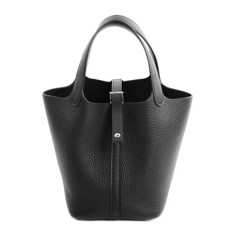HERMES（エルメス） ピコタンロックPM ハンドバッグ ブラック