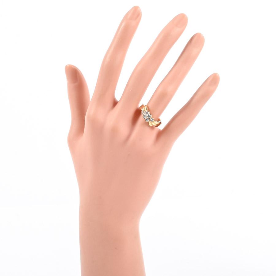 ダイヤ リング  ダイヤ0.44ct 10号 5.7g レディース 中古A品の画像
