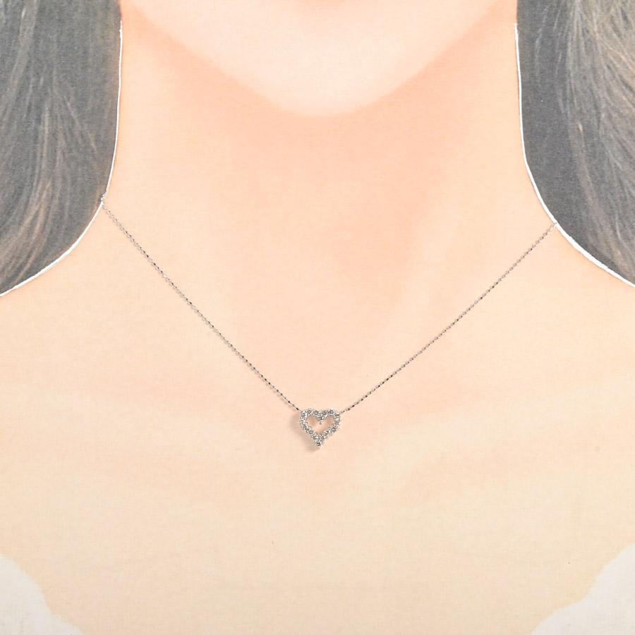 ダイヤ ネックレス  ダイヤ0.3ct 2.2g レディース 中古A品の画像