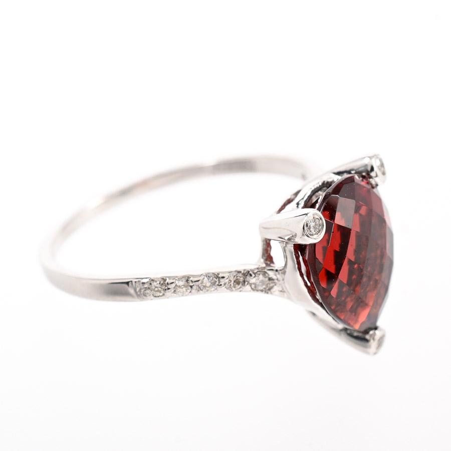 ロードライトガーネット リング  ロードライトガーネット3.47ct ダイヤ0.1ct 13号 2.7g レディース 中古A品の画像