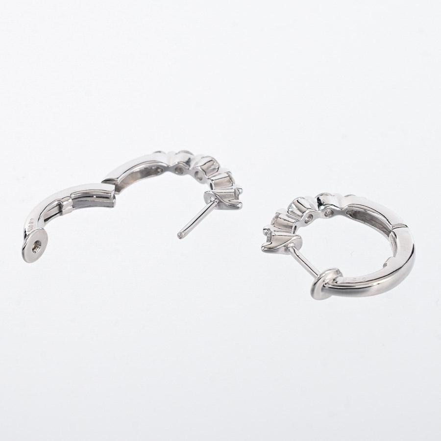 ダイヤ ピアス  ダイヤ0.25/0.25ct チャーム:約幅2xH15mm 3.1g レディース 中古A品の画像