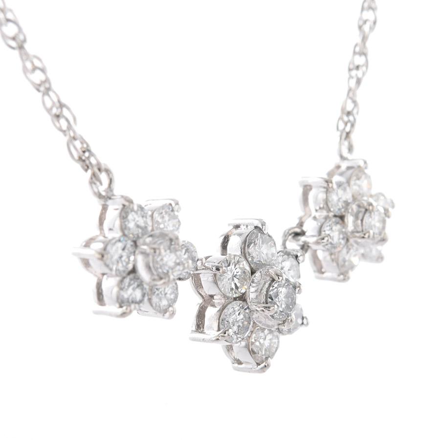 ダイヤ ネックレス  ダイヤ1.06ct 6.4g レディース 中古A品の画像