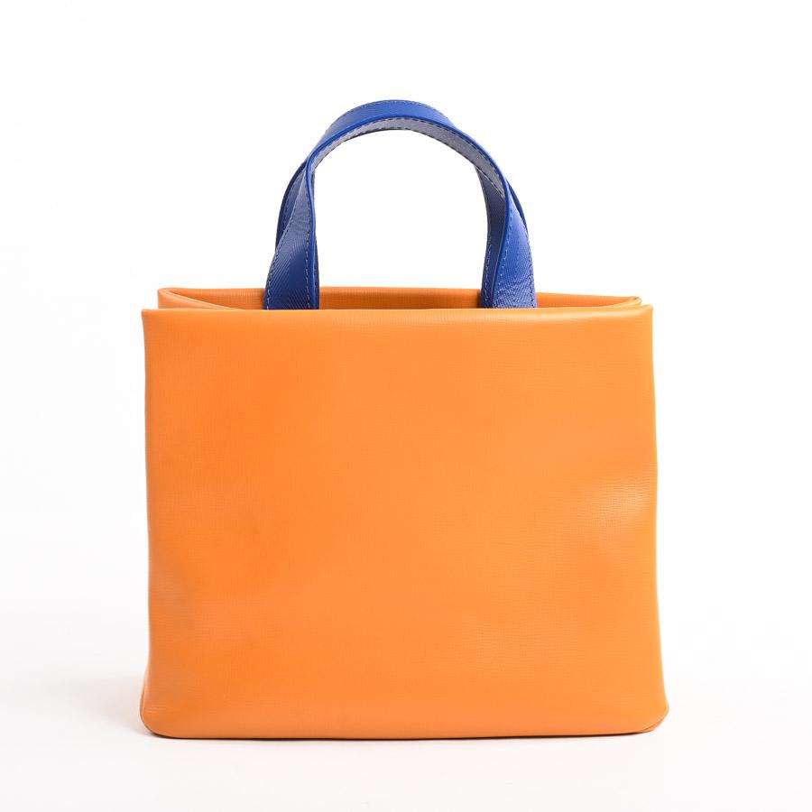 LOUIS VUITTON ルイ・ヴィトン ショッパー トート MINI  2Wayショルダーバッグ オレンジ ブルー M15237 IC レディース【中古】 LOUIS VUITTON - LOUIS VUITTON ルイ・ヴィトン ショッパー トート