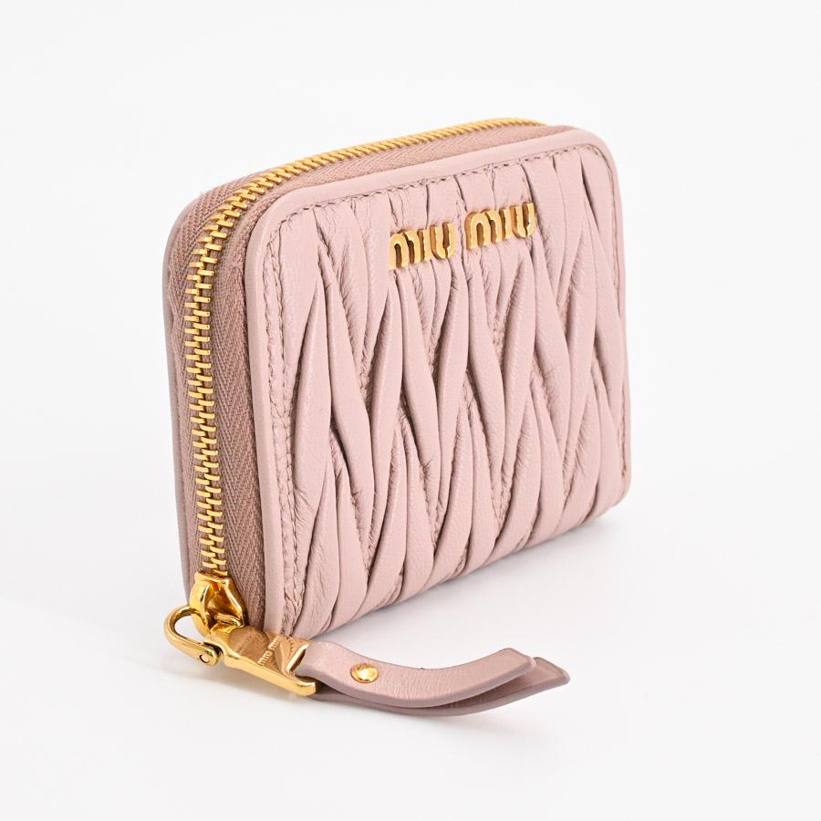 miu miu（ミュウミュウ） マテラッセレザーコインケース コインケース 