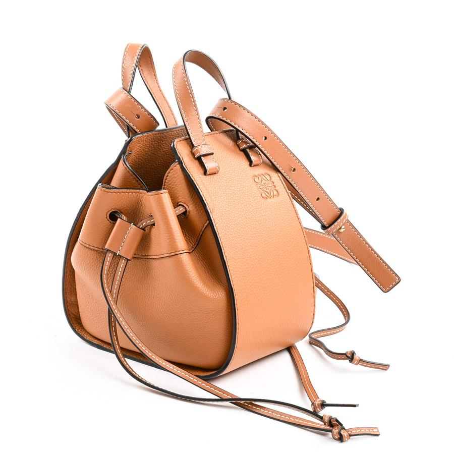 ロエベ ハンモックドローストリングバッグミニ ショルダーバッグ 314.12.V07 ブラウン レディース 中古A品_1
