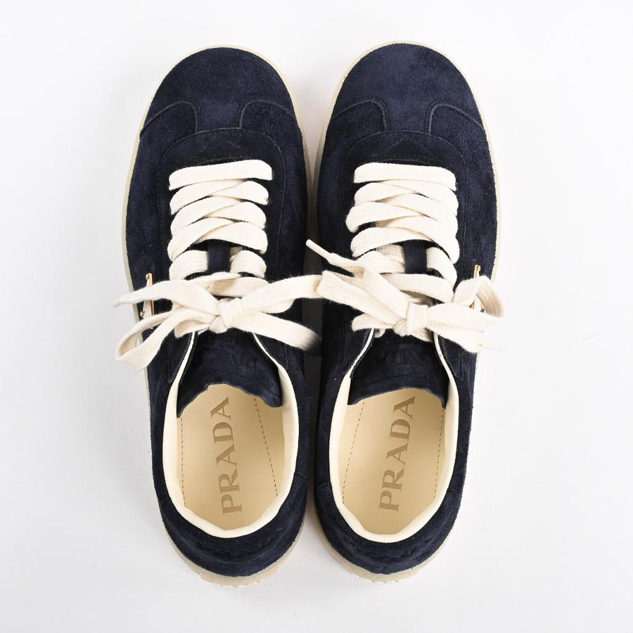 PRADA（プラダ） スニーカー 靴 2EE394 ネイビー メンズ 未使用品