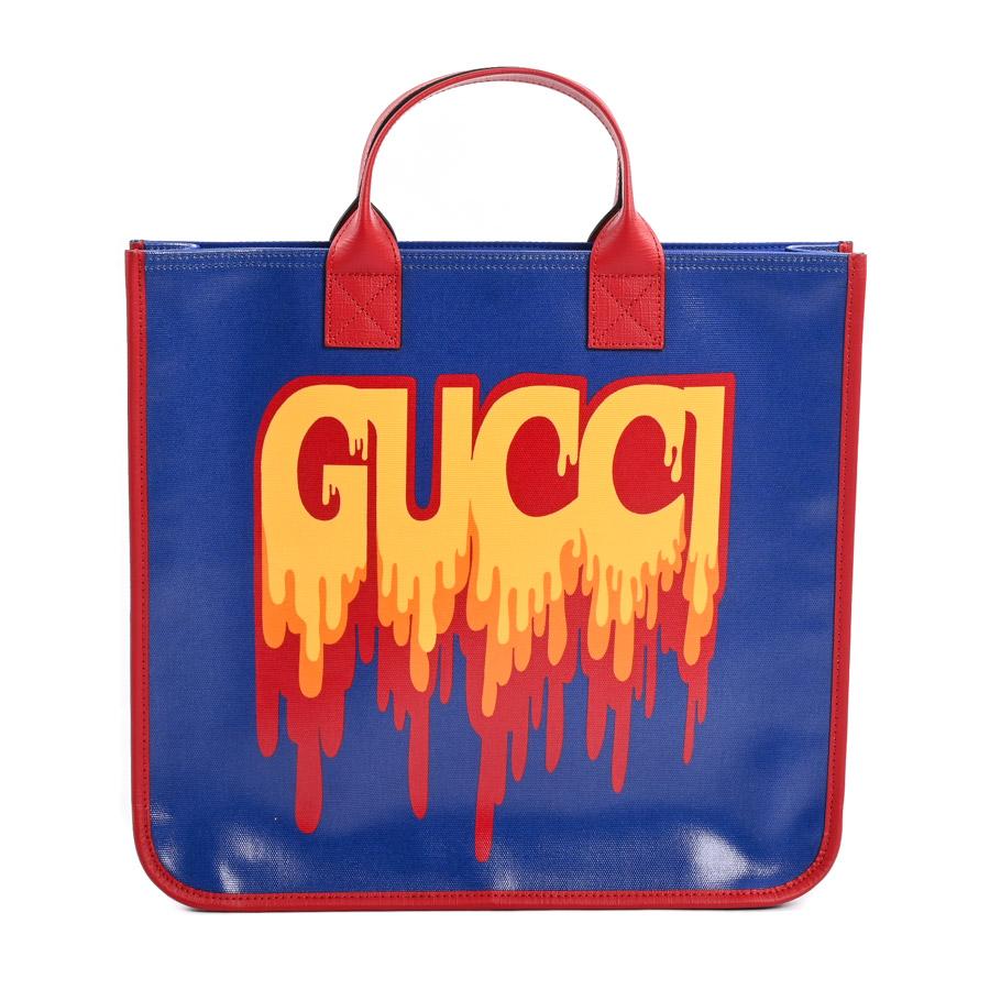 週末限定グッチ ハンドバッグ チルドレンズ キャンバス ブルー レッド brandbrand_200013982019