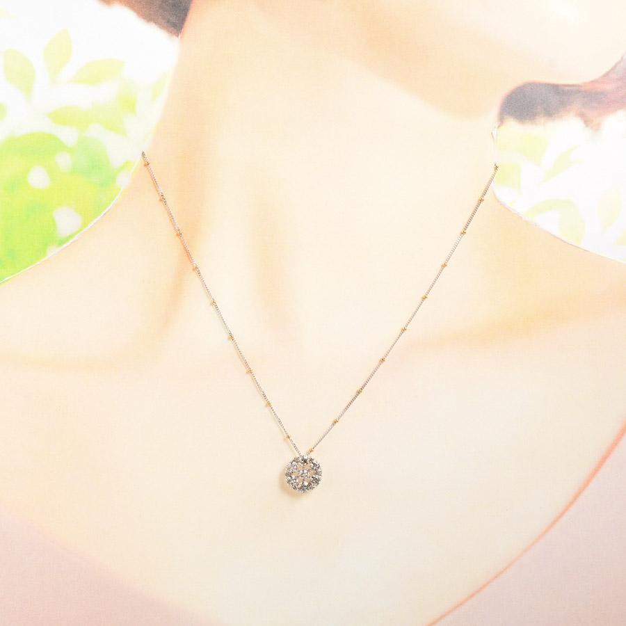 ダイヤ ネックレス  ダイヤ1ct 3.3g レディース 中古A品の画像