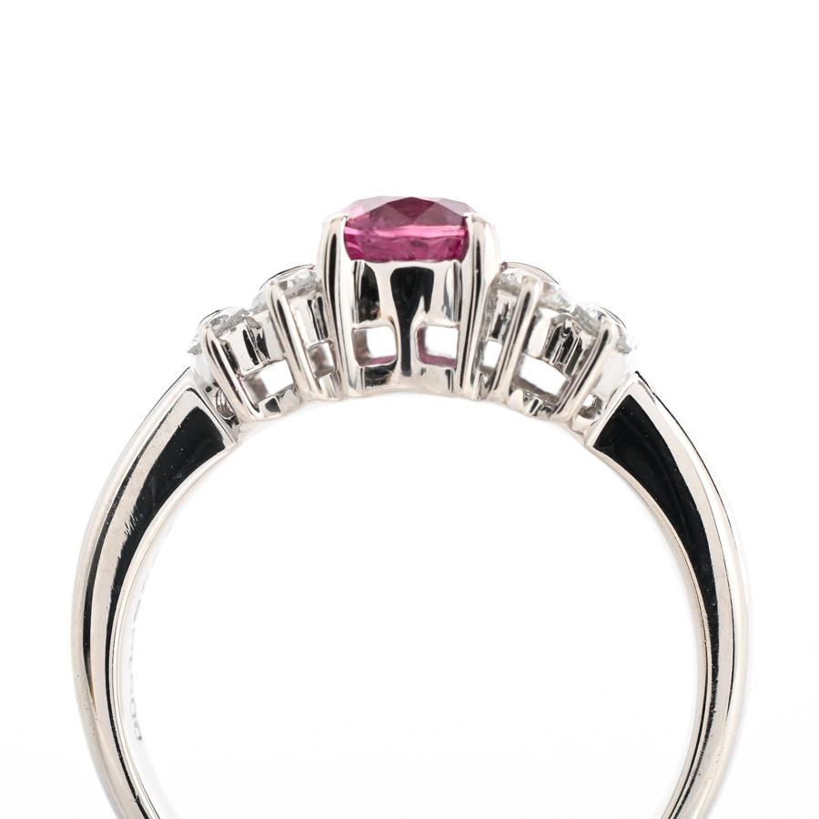 ルビー リング  ルビー1.01ct ダイヤ0.32ct 10.5号 5.4g レディース 中古A品の画像