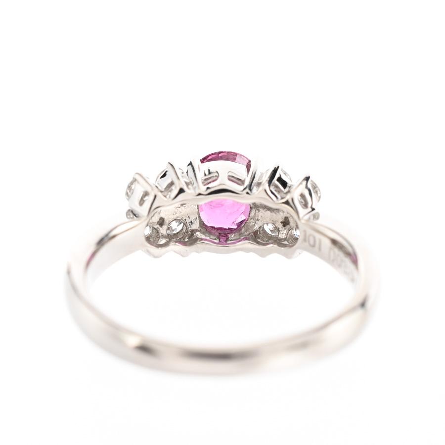 ルビー リング  ルビー1.01ct ダイヤ0.32ct 10.5号 5.4g レディース 中古A品の画像