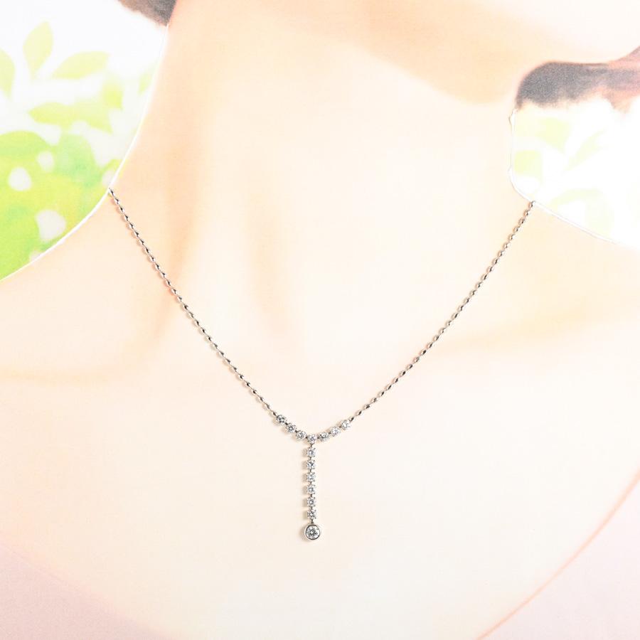 ダイヤ ネックレス  ダイヤ1ct 6.4g レディース 中古A品の画像