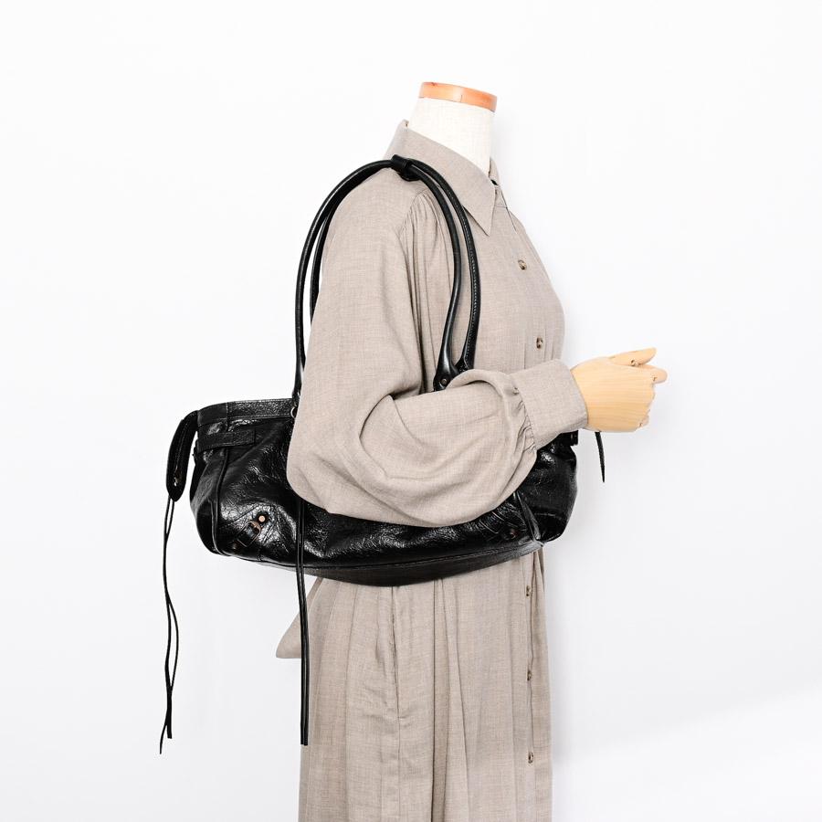 バレンシアガ ルシティ ショルダーバッグ 845704 ブラック レディース 中古SA品_6