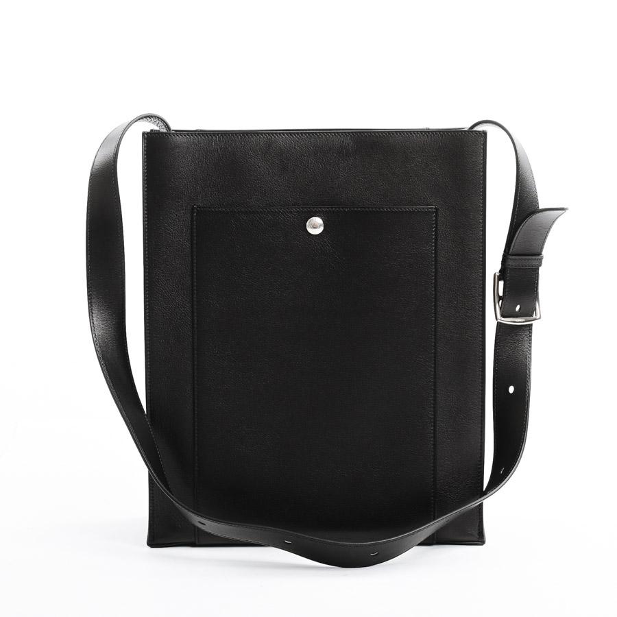 HERMES エルメス ショルダーバッグ カバッシュ エルメス HERMES カバッシュ W刻 ブラック シルバー金具 エヴァー