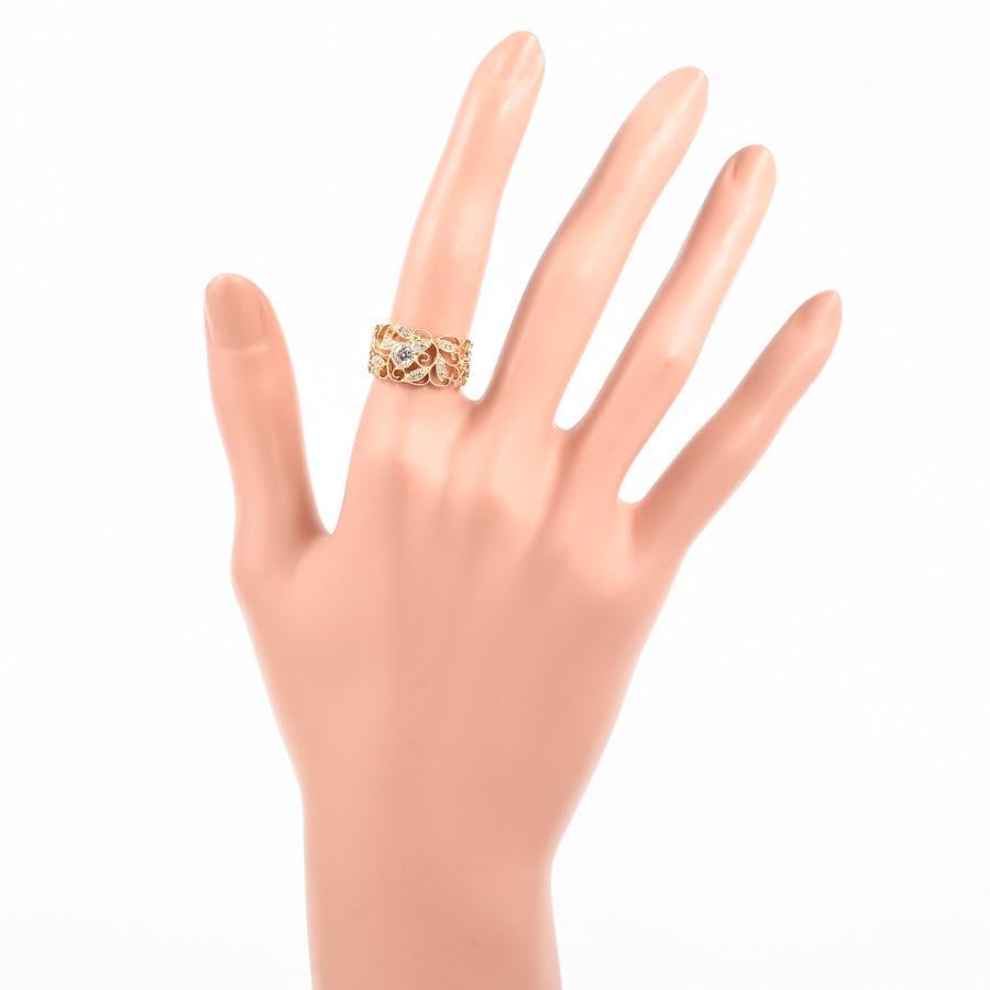 ダイヤ リング  ダイヤ0.28ct 12号 4.2g レディース 中古A品の画像
