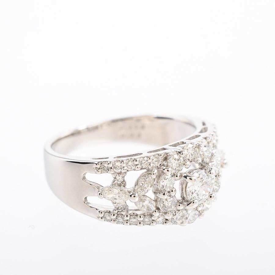 ダイヤ リング ダイヤ0.218/0.88ct 12号 6.7g レディース 中古A品_1