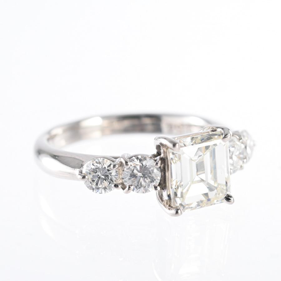 ダイヤ リング ダイヤ1.155/0.54ct 7号 4.6g レディース 中古A品_1