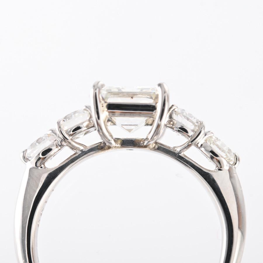 ダイヤ リング ダイヤ1.155/0.54ct 7号 4.6g レディース 中古A品_3