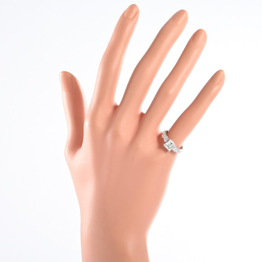 ダイヤ リング ダイヤ1.155/0.54ct 7号 4.6g レディース 中古A品_5