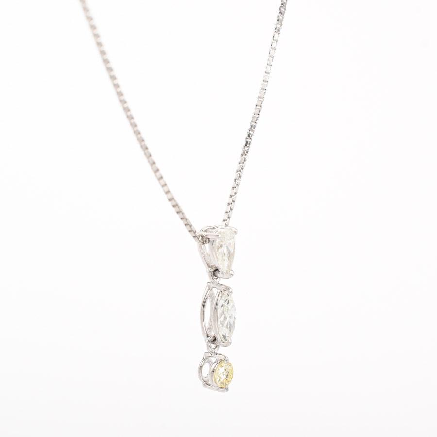 ダイヤ ネックレス  ダイヤ0.5ct 2.8g レディース 中古A品の画像