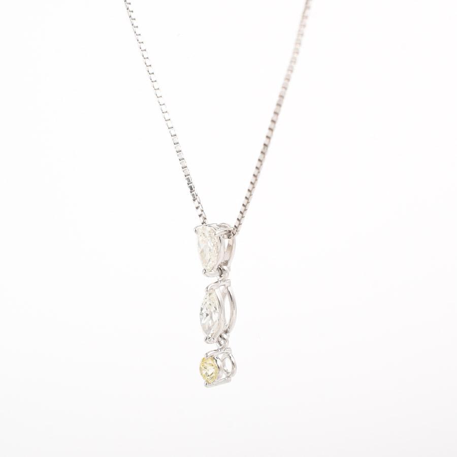 ダイヤ ネックレス  ダイヤ0.5ct 2.8g レディース 中古A品の画像