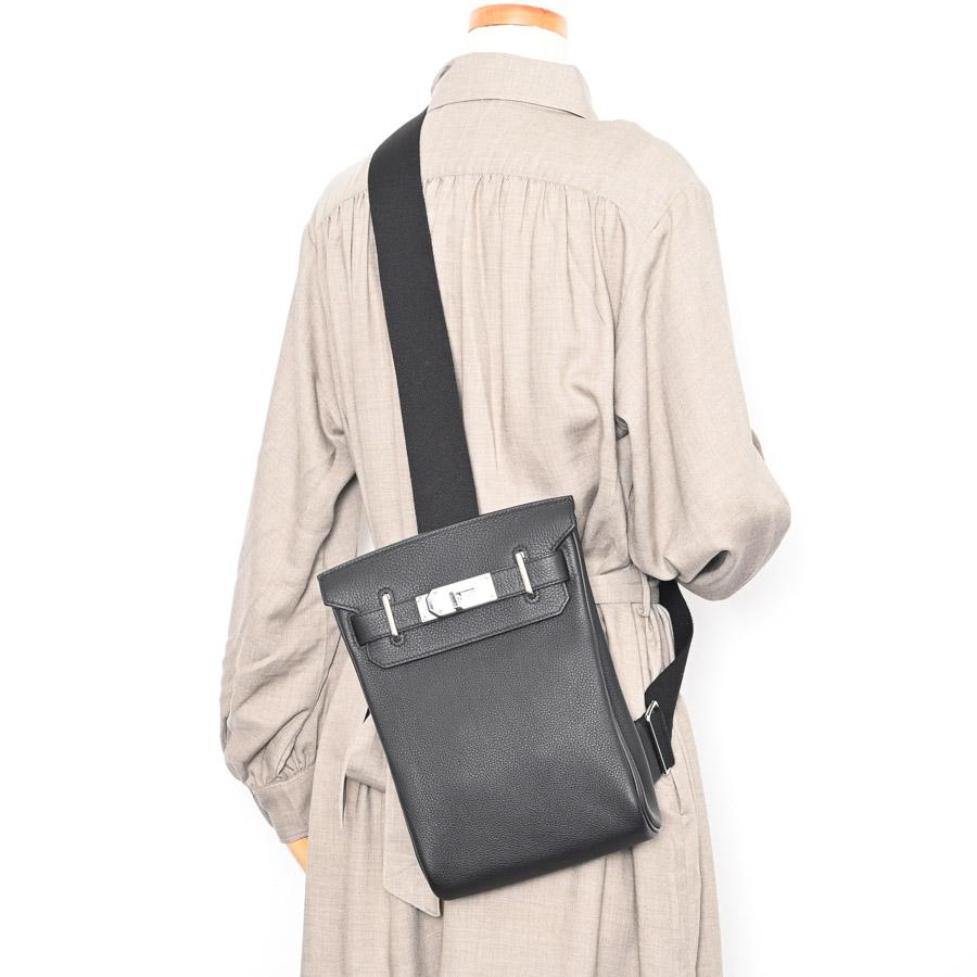 HERMES（エルメス） ケリーアッカドPM ボディバッグ ブラック ユニ
