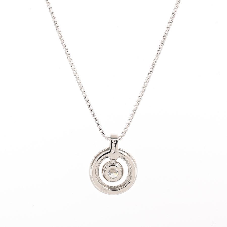 ダイヤ ネックレス  ダイヤ0.222/0.17ct 5.8g レディース 中古A品の画像